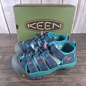 Keen Newport H2 Midnight Navy Baltic Waterproof Sandals Youth Sz 3 (NIB)